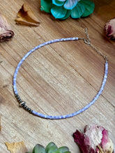 Load image into Gallery viewer, Purple Shell Necklace –  15"