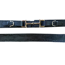 Load image into Gallery viewer, The Snaffle Bit Belt - black