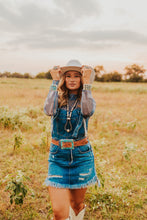 Load image into Gallery viewer, The Denim Mesh Top