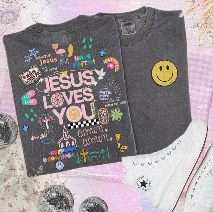 Jesus loves you with pocket - YOUTH