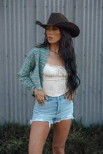 Load image into Gallery viewer, Saylor Distressed Denim Shorts - Light Wash