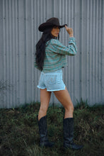 Load image into Gallery viewer, Saylor Distressed Denim Shorts - Light Wash