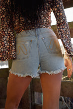Load image into Gallery viewer, Brooke High Waisted Denim Shorts