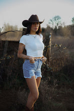 Load image into Gallery viewer, Breanne Distressed High Rise Shorts