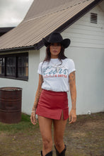Load image into Gallery viewer, Call It Even Side Slit Leather Skorts