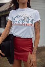 Load image into Gallery viewer, Call It Even Side Slit Leather Skorts