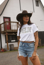 Load image into Gallery viewer, Lindsey Asymmetrical Distressed Shorts- Medium Wash