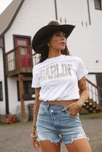 Load image into Gallery viewer, Lindsey Asymmetrical Distressed Shorts- Medium Wash