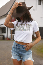 Load image into Gallery viewer, Lindsey Asymmetrical Distressed Shorts- Medium Wash
