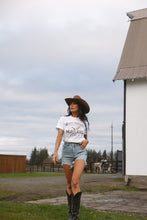 Load image into Gallery viewer, On The Go Distressed Shorts- Medium Wash