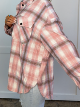 Load image into Gallery viewer, Laylie Plaid Flannel – Oversized Long Sleeve