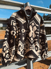 Load image into Gallery viewer, The Aztec Half Zip - Black