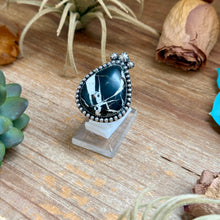 Load image into Gallery viewer, Mj Big White Buffalo Adjustable Statement Ring
