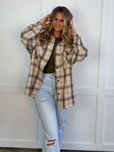 Load image into Gallery viewer, Laylie Plaid Flannel – Oversized Long Sleeve