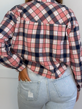 Load image into Gallery viewer, Rory Plaid Cropped Flannel