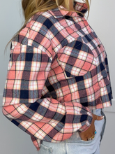 Load image into Gallery viewer, Rory Plaid Cropped Flannel