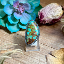 Load image into Gallery viewer, MJ ring - Sterling Silver Free Form Long Adjustable