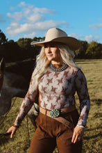 Load image into Gallery viewer, The Lace Top - Brown