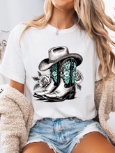 Load image into Gallery viewer, Dusty Boots Collection Grey Graphic