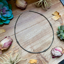 Load image into Gallery viewer, 20 inch Graduated Sterling Silver Pearl Necklace