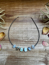 Load image into Gallery viewer, Peruvian Opal choker and Sterling Silver Pearls