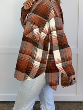 Load image into Gallery viewer, Laylie Plaid Flannel – Oversized Long Sleeve