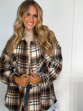Load image into Gallery viewer, Laylie Plaid Flannel – Oversized Long Sleeve
