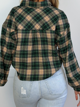 Load image into Gallery viewer, Rory Plaid Cropped Flannel