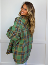 Load image into Gallery viewer, Laylie Plaid Flannel – Oversized Long Sleeve
