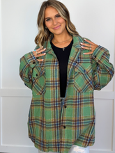 Load image into Gallery viewer, Laylie Plaid Flannel – Oversized Long Sleeve