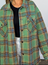 Load image into Gallery viewer, Laylie Plaid Flannel – Oversized Long Sleeve