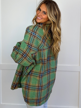 Load image into Gallery viewer, Laylie Plaid Flannel – Oversized Long Sleeve