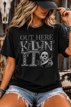 Load image into Gallery viewer, Out Here Killin’ It Halloween Graphic Tee