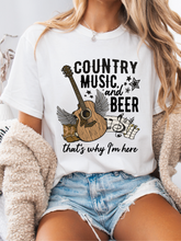 Load image into Gallery viewer, Country Music And Beer Graphic