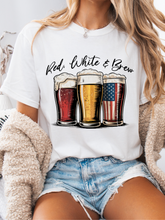Load image into Gallery viewer, Red White And Brew Graphic