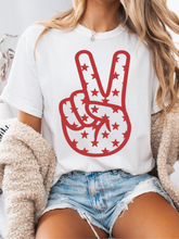 Load image into Gallery viewer, Star Peace Sign Graphic Tee