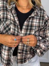 Load image into Gallery viewer, Rory Plaid Cropped Flannel