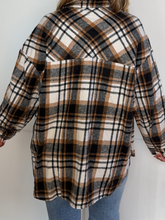 Load image into Gallery viewer, Laylie Plaid Flannel – Oversized Long Sleeve