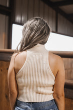 Load image into Gallery viewer, The Cross Neck Sleeveless Sweater