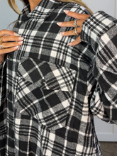 Load image into Gallery viewer, Laylie Plaid Flannel – Oversized Long Sleeve