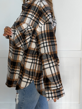Load image into Gallery viewer, Laylie Plaid Flannel – Oversized Long Sleeve