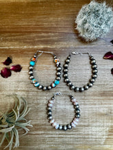 Load image into Gallery viewer, 10 mm Sterling Silver Pearls bracelet