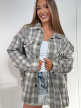 Load image into Gallery viewer, Laylie Plaid Flannel – Oversized Long Sleeve
