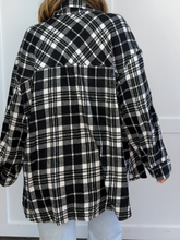 Load image into Gallery viewer, Laylie Plaid Flannel – Oversized Long Sleeve