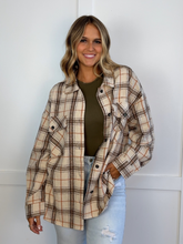 Load image into Gallery viewer, Laylie Plaid Flannel – Oversized Long Sleeve