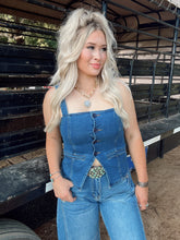 Load image into Gallery viewer, The Lenny Denim Top
