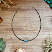 Load image into Gallery viewer, Golden Hills Turquoise &amp; Sterling Silver Pearl Necklace