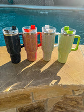 Load image into Gallery viewer, Solid Rhinestone Tumblers