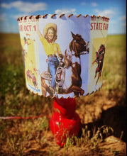 Load image into Gallery viewer, The Vintage Cowgirl Lampshade