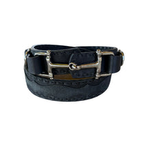 Load image into Gallery viewer, The Snaffle Bit Belt - black